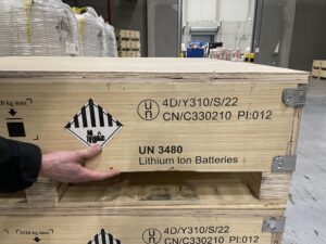 verpakking en etiket lithiumbatterijen